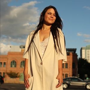 Cream Blazer Dress ✨